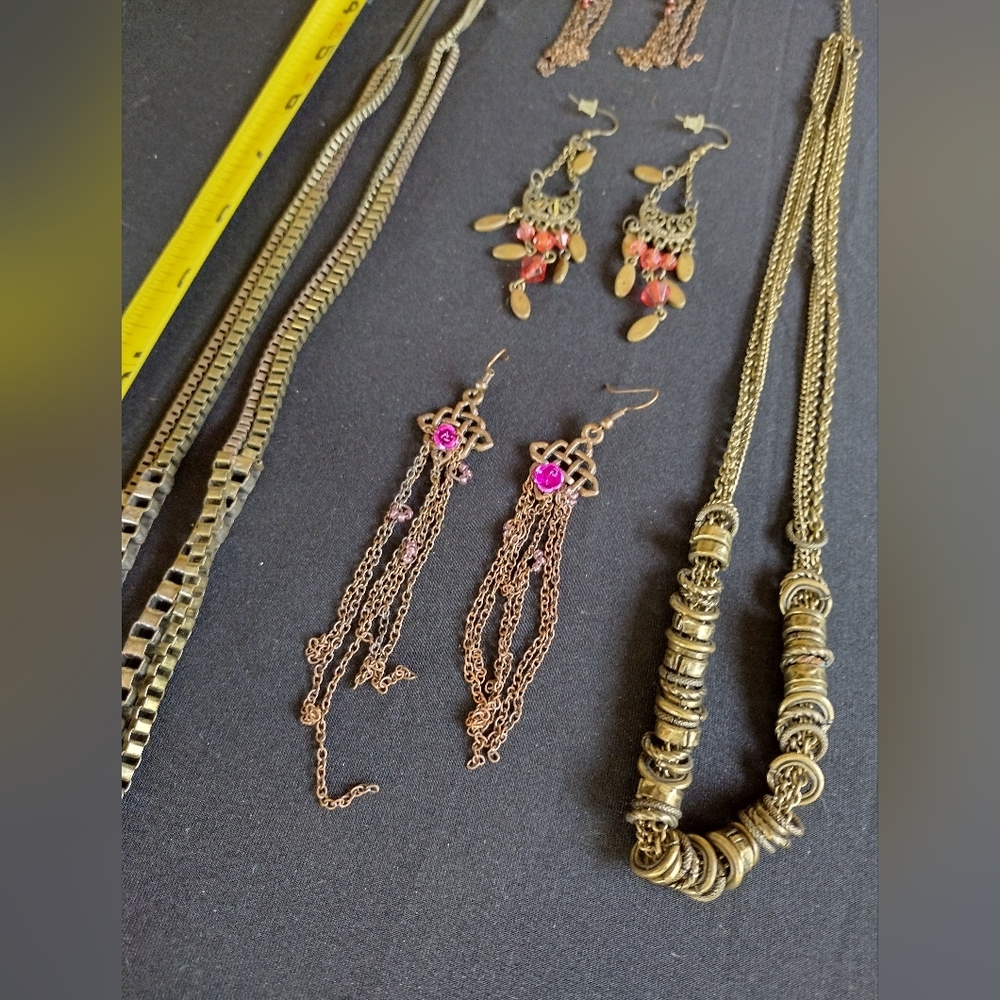 Bronze Costume Jewelry Set